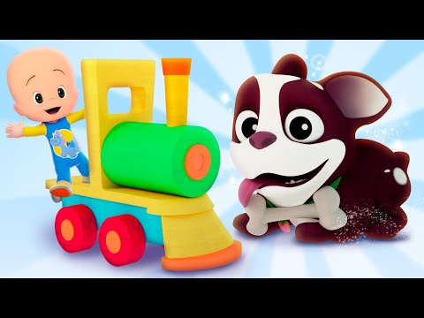 Big & Small Train | Toddlers Learning | Cleo & Cuquin