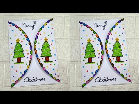 DIY - Easy and Unique Christmas Greeting Card | Handmade Christmas Greeting Card Tutorial 2024