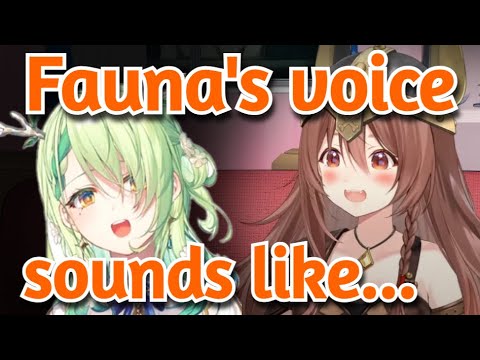 Korone Has a Very Unique Description of Fauna's Voice [Hololive]