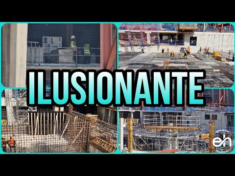 🔴OBRAS CAMP NOU(30 de Julio)⚠️Avanzando con los nuevos forjados