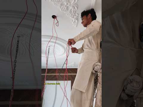 how to do wiring in false ceiling #youtubeshorts #shorts