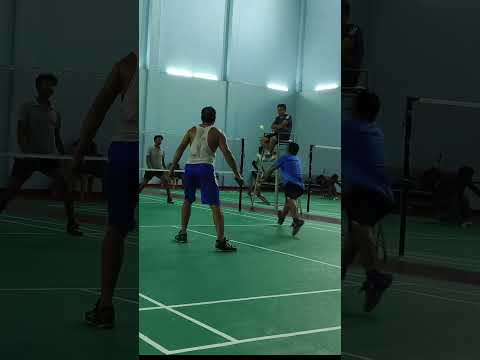 Outdoor Badminton Match.#shorts #youtubeshorts  #trending