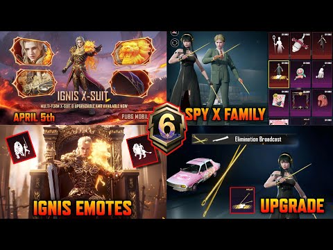 Ignis X-Suit In Game Look | Spy x Family Collaboration | Ignis X-Suit Emotes | Spy x Family Upgrade