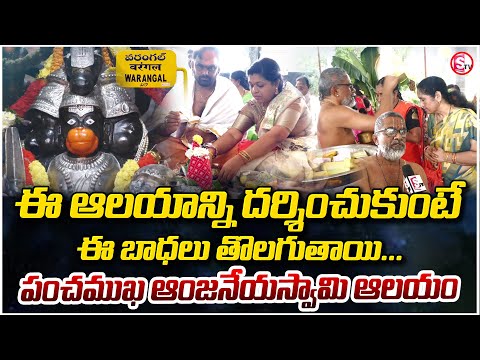 ఈ ఆలయాన్ని దర్శించుకుంటే..| Panchamukha Anjaneyaswamy Temple | Trinagari | @sumantvwarangal981