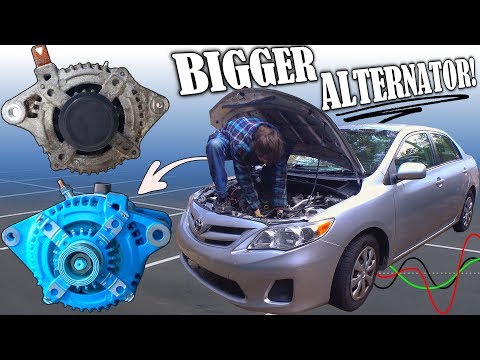 Installing a BIGGER Alternator w/ HIGH OUTPUT Overdrive Belt | How To Install & Test Aftermarket ALT