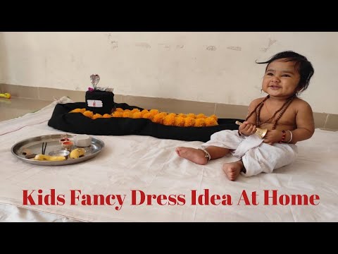 Kids Fancy Dressup Idea at Home