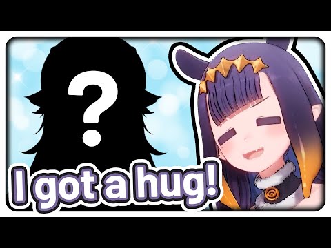 Ina collected a new hug! But this time she couldn't pull off THAT joke 【Hololive EN】