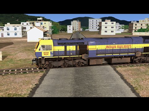 wdg4d repainted loco closeup view indian railways