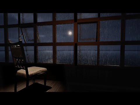 Rain Sounds On Window with Thunder Sounds 8 Hours | Cozy Rain & Thunder Sounds | Sleep, Study