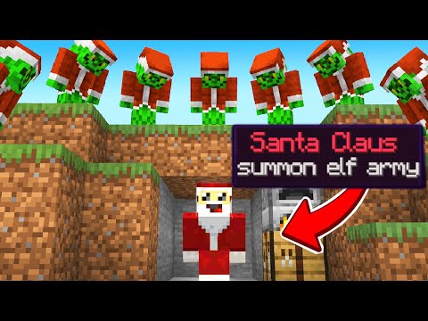 Minecraft Manhunt but I'm SANTA