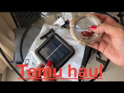 Temu Haul | Best items to buy on Temu | Solar fairy lights, lunch bag and many more | Home Basics