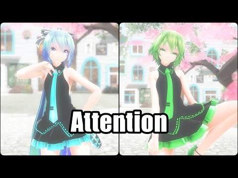 【MMD】NewJeans - "Attention"【Tda GUMI×Miku】