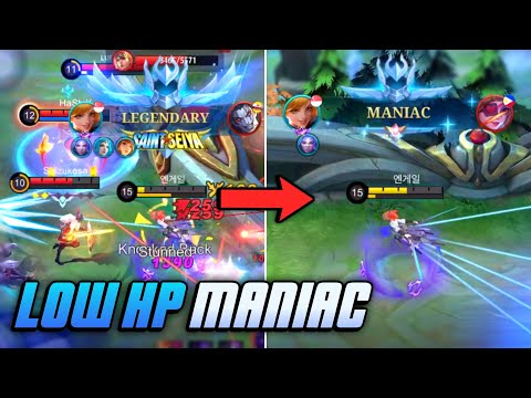 FANNY LOW HP MANIAC !! | RANK GAMEPLAY | MLBB