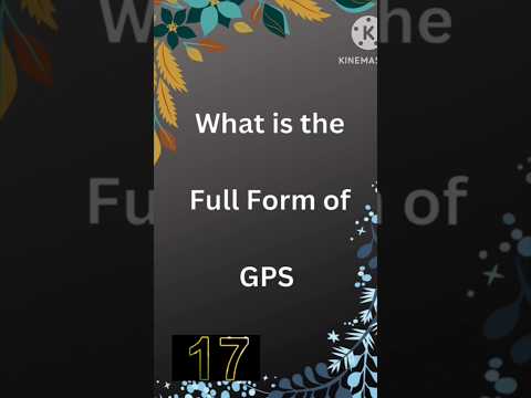 GPS Full Form #gps #shortsfeed #shorts