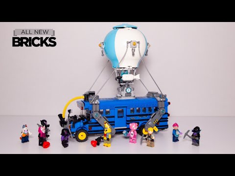 Lego Fortnite 77073 Battle Bus Speed Build