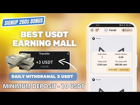 Fendi Mall | New Usdt Earning Site, Usdt Mining App 2024 | Free Usdt Earning Platform Usdt Mining