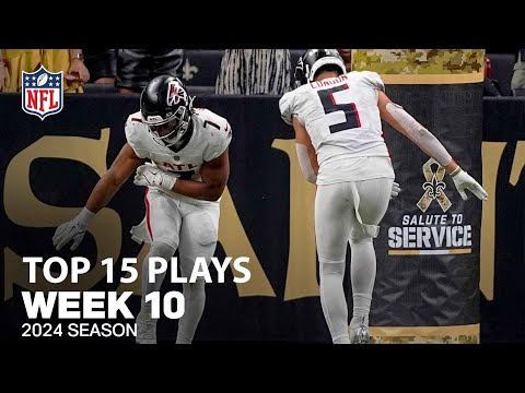 Top 15 Plays From Week 10 | NFL 2024 Season