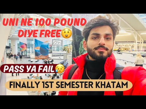 Last Day Of University In UK🇬🇧|| First Semester Complete✅|| Bachelor Student || Vlog