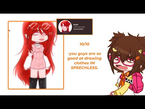 rating my subscribers draw ayuna clothes [] PT. 2