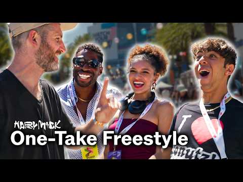 Harry Mack 13 Minute One-Take Freestyle Through VidCon