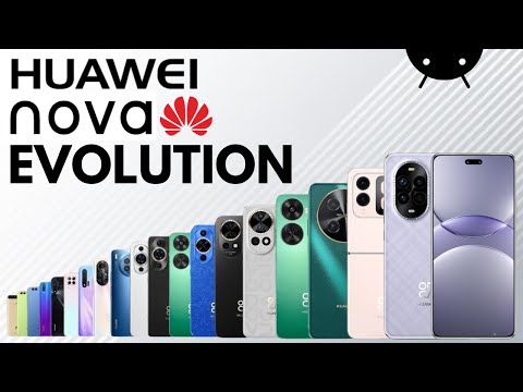 Evolution of Huawei nova series