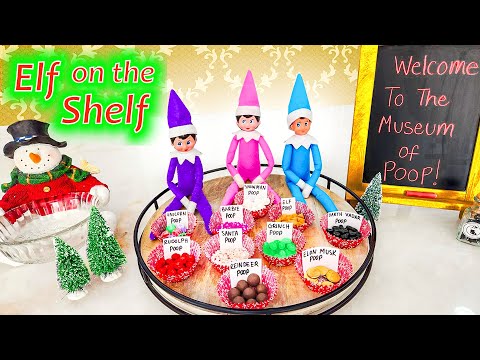 Elf on the Shelf Poop Museum!! Day 9