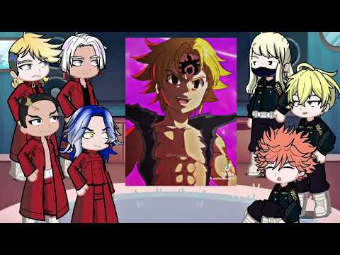 Tokyo revengers react to takemichi as Meliodas | Escanor | Seven deadly sin | Gacha life 2 |