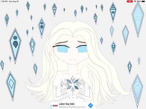 Frozen 2 Elsa speedpaint