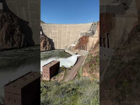 Roosevelt Dam, AZ Water Release April ‘23 - Lake @100% Capacity