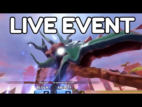 THE FULL WORLD SERPENT LIVE EVENT IN ROBLOX BLADE BALL..