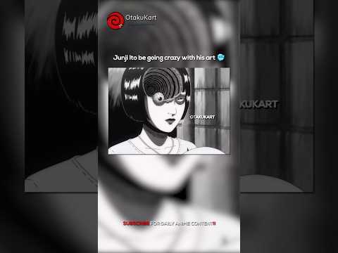 Junji Ito be going crazy with his art 🥶 #junjiito #uzumaki #anime #horror #animememes #shorts