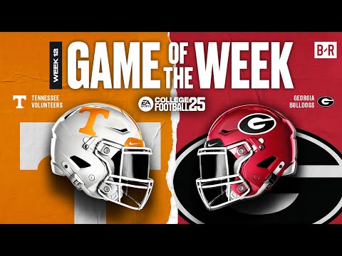 SIMMING TENNESSEE-GEORGIA | EA CFB 25 GAME OF THE WEEK 🍿