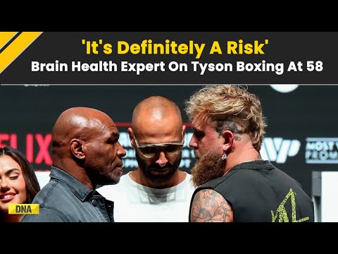 Mike Tyson Vs Jake Paul: Brain Health Expert Warns, 'It's Definitely A Risk' As Tyson Boxes At 58