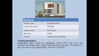 HOUSE FOR SALE IN LINGAMPALLY HYDERABAD