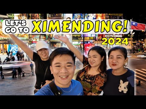 TAIWAN 2024: Let's explore Ximending 🇹🇼 Night Market Food trip & Shopping!  SUPER SARAP AT MURA! 😍