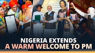 Heartwarming welcome for PM Modi in Nigeria