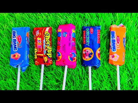 Some popular Candies in the World | New Milk Bottle | mini Cooking | Ice Cream Pop It | Asmr Coca