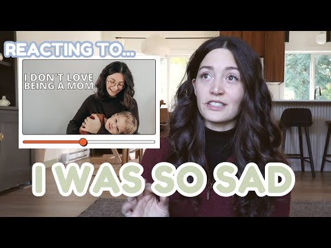 Reacting to my "I Don't Love Being a Mom" video || 2 years & 2 kids later