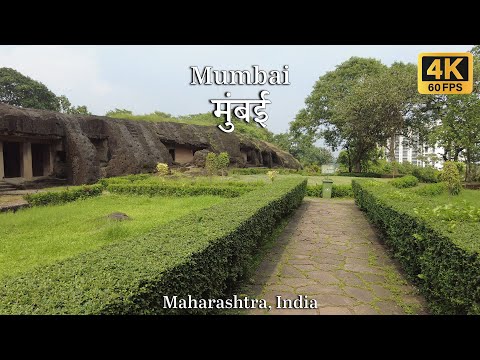 [4K] Mahakali Caves/Kondivite Caves Complete walking tour - Andheri East, Mumbai, INDIA