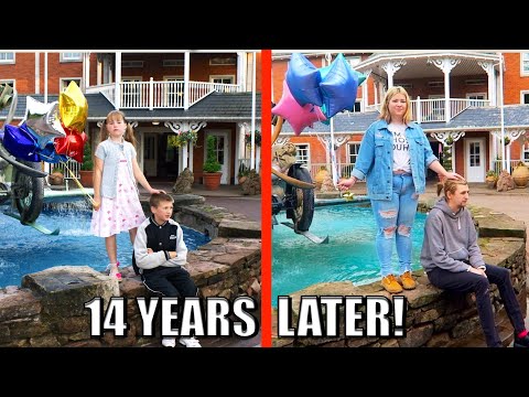 RECREATING old photos 14 YEARS LATER! *at Alton Towers