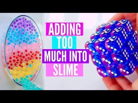 Adding TOO MUCH Ingredients Into SLIME 🎨