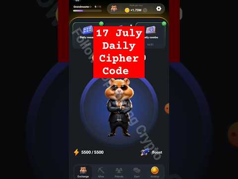 17 july hamster daily cipher code | today's  hamster Kombat daily morse code 17 july