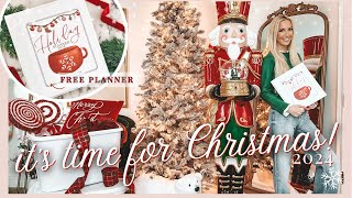 🎄 IT'S TIME FOR CHRISTMAS | CHRISTMAS DECOR planning + prep 2024 | Getting ready for Christmas!