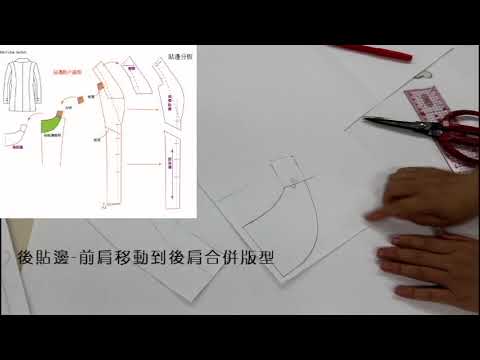 陳官薇--絲瓜領外套-2 (Loofah Collar Jacket)* 服裝製圖/分版/版型修正Coat sewing/clothing pattern making