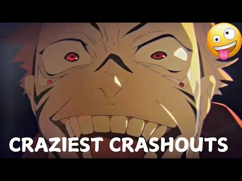 THE CRAZIEST CRASHOUTS IN ANIME