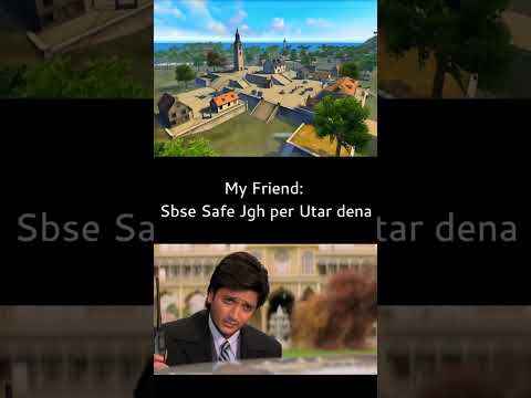 Free Fire me Sabse Safe Location | per Utar de | Funny 🤣 #freefire