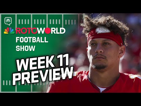 Week 11 Fantasy Preview: Chiefs-Bills, Bengals-Chargers + more | Rotoworld Football Show (FULL SHOW)