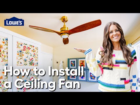 How to Install a Ceiling Fan | The Weekender Essentials