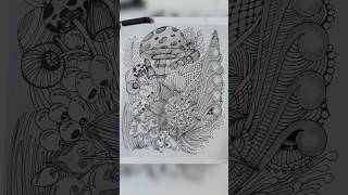 Zentangle art...#shorts #youtube #youtubeshorts #zentangle#streesrelief #subscribe