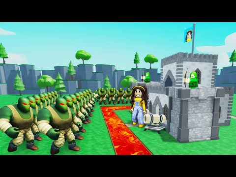 Pillagers vs. The Most Secure Village in Roblox